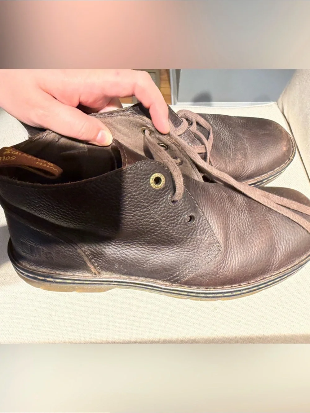Dr. Martens Brown Leather Sussex Chukka Boots Men’s Sz 11